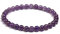 SIMPLÍ BASIC Natural 6MM Amethyst Purple Crystal Stone Healing Bracelets for Women and Men with Attractive Gift Box & Velvet Pouch-Gifts for Her and Him