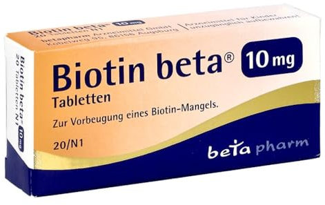 BIOTIN BETA 10 mg Tabletten 20 St