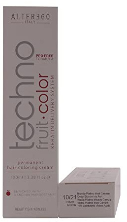 Technofruit Color 10/21 Blonde Platinum Iris Ash 100 ml, 10/21 Iris ash