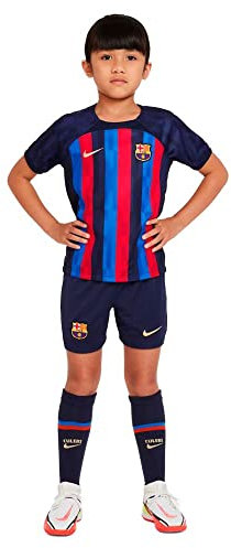 Nike Unisex Kids Set Fc Barcelona 2022/23 Home, Obsidian/Sesame, DJ7890-452, 12-13 Jahre