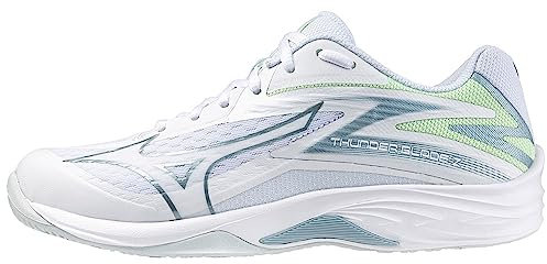 Mizuno Damen Volleyball Shoes, White Gridge Patinagreen, 41 EU