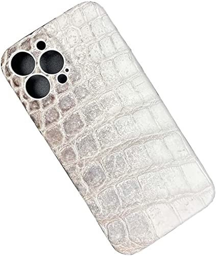 BANDKIT Himalaya-Krokodil Bauch Handyhülle für Apple iPhone 14 Pro Max Hülle 2022 Luxuriöse Business Hülle [Verbesserter Kameraschutz]