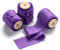 AOKSUNOVA Satinband 3,8cm Geschenkband Stoff Fransenband Schleifenband Breit Stoffband Lila