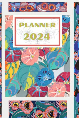 2024 Planner: Weekly and Monthly Calendar from January to December 2024