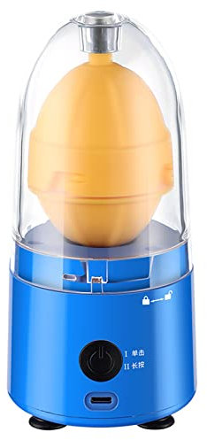 Frullatore elettrico per uovo, in polipropilene, materiale per tuorlo d'uovo e proteine mix gadget pratico Golden Egg Maker centrifuga elettrica per uova sode