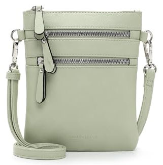 Emily & Noah Umhängetasche E&N Emma 60392 Damen Handtaschen Uni pistachio 976