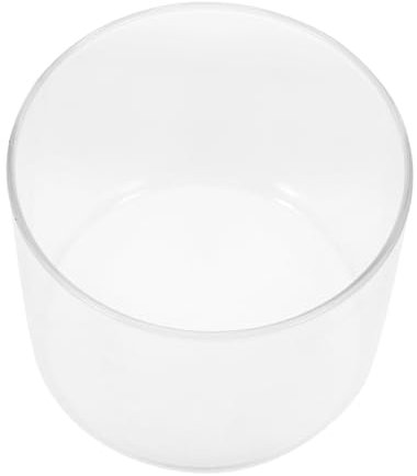 BESPORTBLE Aquarium Rond en Verre sans Couvercle pour Poissons Betta Petit Aquarium De Bureau pour Décoration Intérieure