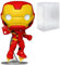 POP Marvel: New Classics - Iron Man Funko Vinyl Figure (Bundled with Compatible Box Protector Case), Multicolored, 3.75 inches