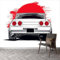 Papier Peint Panoramique Voiture Graffiti De Style Japonais, Papier Peint Géant Style Japonais 3D Salon Chambre Salle à Manger Chambre d'Enfant Décoration Murale 250x175cm
