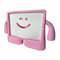 Genérico Funda Compatible con Tablet Samsung Galaxy Tab 3 Lite 7'' Pulgadas T110 T111 Silicona Goma con Asas para niños - Rosa