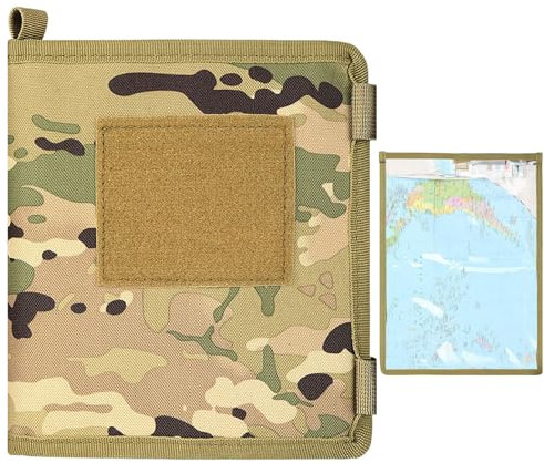 Porte-Carte Extérieur,Housse de Stockage Imperméable pour Cartes Topographiques - Fournitures de Randonnée Compactes pour Chasse, Randonnée et Explorations sur Le Terrain