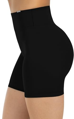 SMILODOX Shorts Damen SoftFeel Etty, High Waist Yogashorts, atmungsaktiv & schnelltrocknend, 4-Wege-Stretch, enganliegende Radlerhose, ideal für Yoga, Pilates & Studio-Workouts