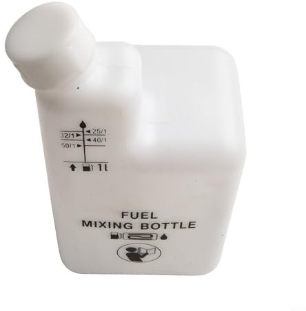 FACULX 2-Stroke Oil Fuel Petrol Mixing Bottle, 1L Oil Petrol Mixer Container for Trimmer or Chainsaw 25:1 32:1 40:1 50:1