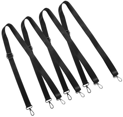 HOUDERCO 4stücke Elastische Verstellbare Pferdedecke Bein Riemen Pferdedecke Decke Bein Riemen