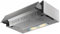FHULLER Cappa Estraibile da Incasso, 90 cm, Grigio, 320 m³/h, Illuminazione LED, Comando Meccanico