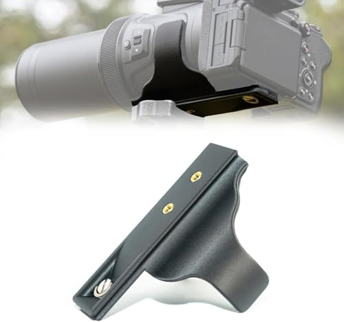 Schnellwechselplatte kompatibel mit Nikon P1000/P1100 - 4-Punkt-Stabilisierung, 1/4 20 Gewinde, für Arca-Swiss Stativhalterung für stabiles, vielseitiges Kamera-Setup ​