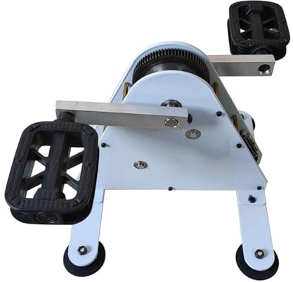 Tragbarer Pedalgenerator, 50/100W Dual USB Ausgang Heimtrainer für Rehabilitation und DIY Fitness, Fußbetriebener Generator für Camping und Outdoor