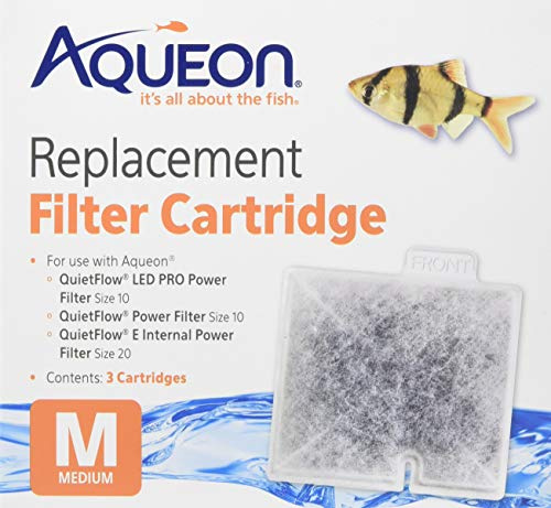 Aqueon (2 Boxen 06084 Filter Kartusche, mittel, 3er Pack je