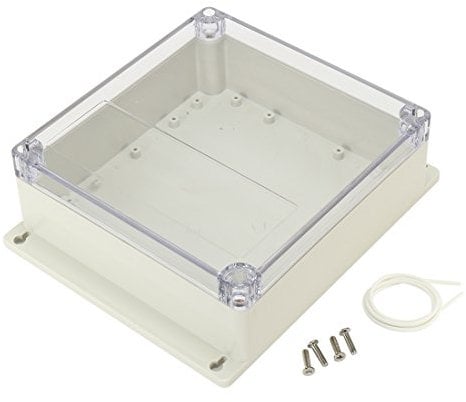 sourcing map 7,6 x7,4 x2,8 ABS Anschlussdose universal Projekt Gehäuse Box mit PC Abdeckung de