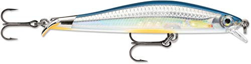 Rapala - Ripstop Angelköder - Angelzubehör mit Zweiteiliger Tauchschaufel - Süßwasser Spinnköder - Lauftiefe 0,9 bis 1,2m - Fischköder 9cm, 7g - Hergestellt in Estland - Elite Blue