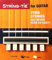 Tenor String-Tie Lot de 6 tendeurs pour cordes de guitares classiques blanc