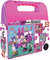 Educa - Disney Mickey Top Départ Malette Puzzles Progressifs Minnie et The Happy Helpers (12-16-20-25), 17638, Cranberry