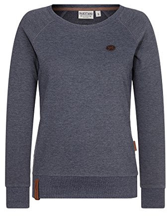 Naketano Female Sweatshirt Krokettenhorst, Indigo Blue Melange, Gr. XL