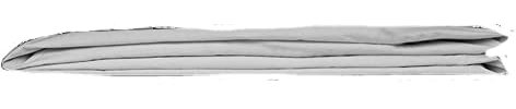 Kayori Shizu Perkal Splittopper Boxspringbettlaken 12cm Steg Größe 180x200cm Farbe Silbergrau Uni Einfarbig Topper Baumwolllaken Betttuch Perkal-Baumwolle Spannbetttuch