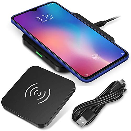 QI Wireless Kabellos Ladestation kompatibel für Xiaomi Mi 9 Charger Induktives Universal Schnellladegerät
