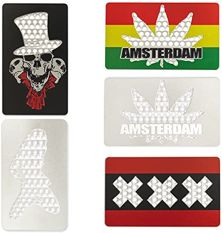 Ciao - Grinder Card Ciao de metal, 15 unidades, varios gráficos, 200 ml