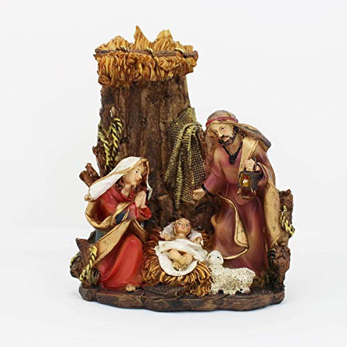 Krippenfiguren Heilige Familie 16cm, Resin, Weihnachten
