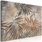decomonkey Bilder Blumen 120x80 cm 1 Teilig Leinwand Bilder Bild auf Leinwand Vlies Wandbild Kunstdruck Wanddeko Wand Wohnzimmer Wanddekoration Art Modern Pflanzen Palme Bunt Design Natur