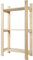 Standregal 3 Böden Holzregal Haushaltsregal Badregal Kiefer Holz Sauna Regal