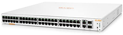 HPE Networking Instant On-Switch-Serie 1960 – Intelligent verwalteter Layer 2+-Ethernet-Switch mit 48-Port Gb und PoE 600W | 48x 1G | 2X 10GBase-T, 2X SFP+ | EU-Kabel (JL809A#ABB)
