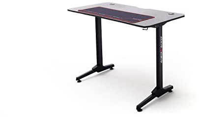 möbelando Schreibtisch DX-Racer Desk aus Holzwerkstoff,Metall in schwarz. Abmessungen (BxHxT) 110x75x60 cm