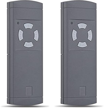 YuliSpy Compatible con hormann HS4 40,685 MHz grises abridor de puerta de garaje mando a distancia para Hormann HS2-40, HSE2-40, HSE2-40, HSM2-40, HSM4-40 mando a distancia 2 unidades