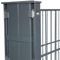 Gabionen Zaun Set 868 | gabione | Doppelstabmattenzaun | Steinkorb | Steinwand | Moosgrün | 30-103 cm