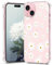 CAROKI for iPhone 15 Clear Case, with Small Daisy Pattern Bumper Protective Shockproof Soft Silicon Cover Case for iPhone 15 6.1 -Small Daisy