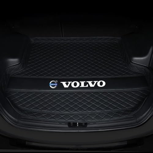 VVHUDA Auto Kofferraummatte für Volvo XC60 2018-2023, Wasserdicht Kofferraumwanne Antirutsch Kofferraum Schutzmatte Interieur ZubehöR,A