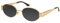 YUHONLNOR Sonnenbrille Damen Oval Metal Uv400 Schutz Sonnenbrillen Sunglasses Woman Sonnenbrille Damen (Grau)