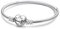 Purhole Charm Armband 925 Sterling,Bettelarmband Herz,Moments Bracelet Charms,Armbänder Charms Serie,Silber Armband 17 cm