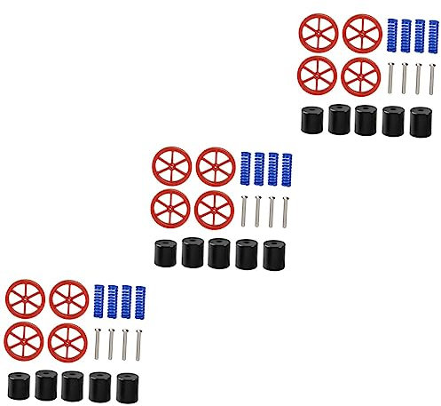 PartyKindom 3sätze Drucker Bett Nivellierungsset Mit Silikon-säulen Handverstellbaren Nivellierschrauben Und Federn Teiliges Kit Für Präzise Druckergebnisse Und Einfache Installation