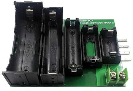 Oladfiop Battery Tester Case 4 & 2-Wire Terminal 18650 26650 14505 14340 1425 Battery Case Holder Test Storage Box for DL24P