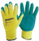 SupremeTTF 24 Pairs of Rubber Latex Coated Work Gloves Green for Men Women - Ideal for Safety, Mechanics, Builders, Scaffolding and Gardening (Large-9)