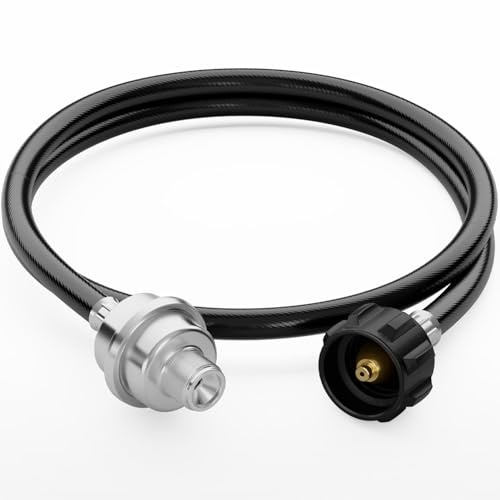 CALPOSE Propane Fuel Filter F273699 with 6FT Hose for Mr.Heater | Heater Propane Hose with QCC1/Type1 Connect 20-45 Lb Propane Tanks, for Mr.Heater Buddy Portable Buddy and Big Buddy Heaters