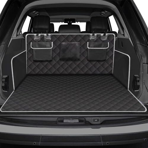 GHUYGTT Auto Kofferraum Haustier Matte Für BMW 5 Series 5er Touring G31 2017+, Kofferraumschutz Mit Seiten Hundedecke Ladekantenschutz Matte Interieur Zubehör,A