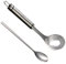 Cabilock Fleischbällchen-Löffel Fleischlöffel Werkzeug zur Herstellung von Fleischbällchen Fleischbällchen-Maker-Löffel Fleischbällchenlöffel aus Edelstahl Fleisch Baller Schaufel Silver