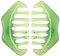 Piriuuo 2 Stück Jadestein Gua Sha Kamm, Massagekamm Gua Sha Werkzeug zum Schaben Natürliche Jade Guasha Board Traditionelle Massagewerkzeuge für Kopfhaut, Kopfhaar, Gesicht
