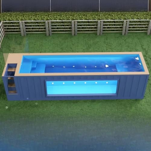 Above Ground Swimming Pool w/Pump, Cover, & Ladder, Rectangular Frame Pool w/Sand Filter, Deep Water