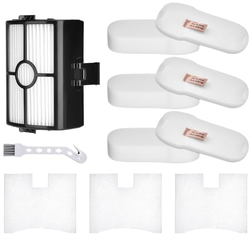 HZ500UKT Filter Replacement for Shark HZ500, HZ500UK, HZ2000, HZ2002, HZ251 Anti Hair Wrap Corded Stick Vacuum Cleaner Filters Accessories Parts # Xffk500ukt, 1 Hepa Filter and 3 Foam & Felt Filters